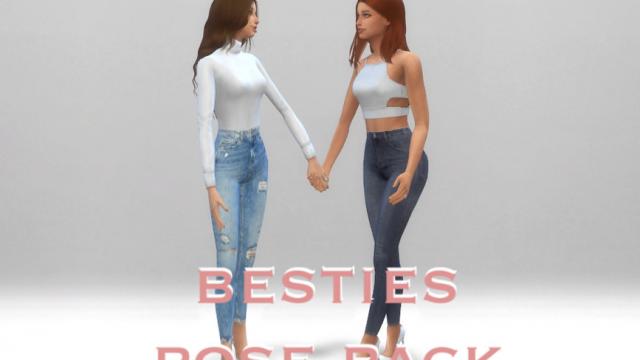 Besties Pose Pack для The Sims 4