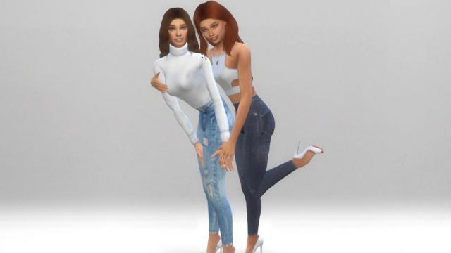 Besties Pose Pack for The Sims 4