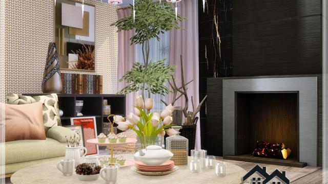 LOLA - LIVINGROOM для The Sims 4