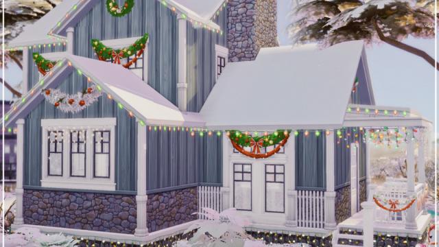 Winterfest Family Home для The Sims 4