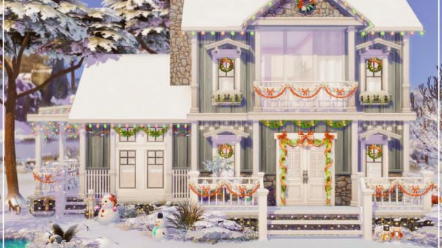 Winterfest Family Home для The Sims 4