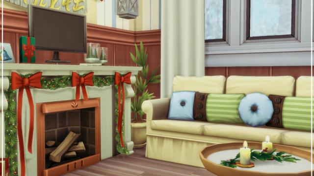 Winterfest Family Home для The Sims 4