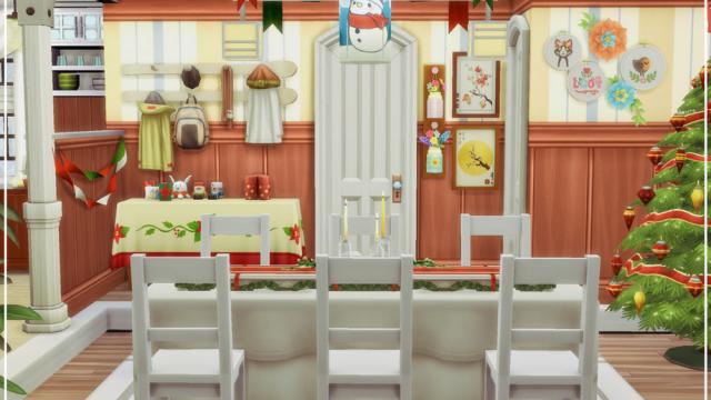 Winterfest Family Home для The Sims 4