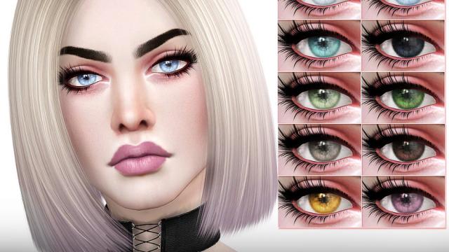 Lavender Rain Eyes N135 for The Sims 4