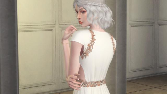 Lily Dress for The Sims 4