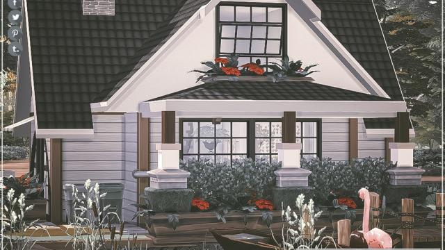 Lake Cottage Starter для The Sims 4