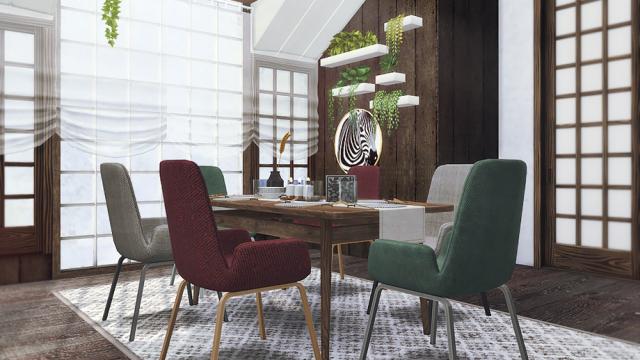 Dani - Dining Room для The Sims 4