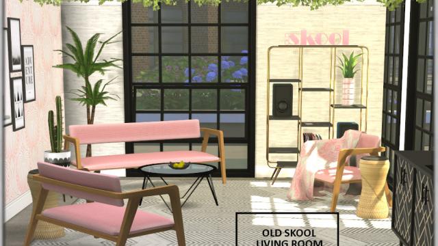 Old Skool Sitting Room - Part 1 for The Sims 4