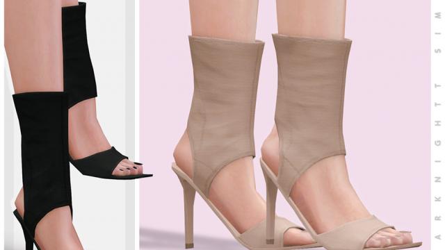 Lycra Cut Out Heels for The Sims 4