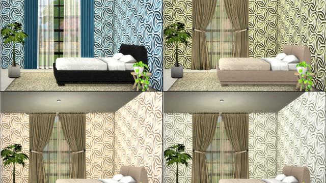 MB-StylishStucco_PaperFlower for The Sims 4