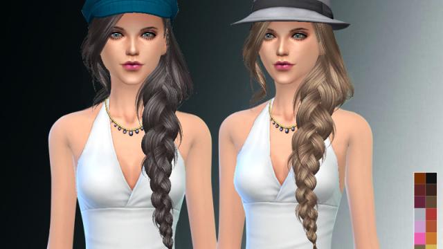 Skysims-hair-257 для The Sims 4