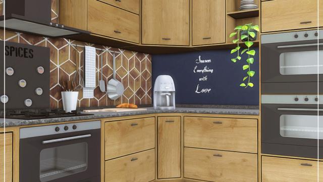 Florence Kitchen для The Sims 4