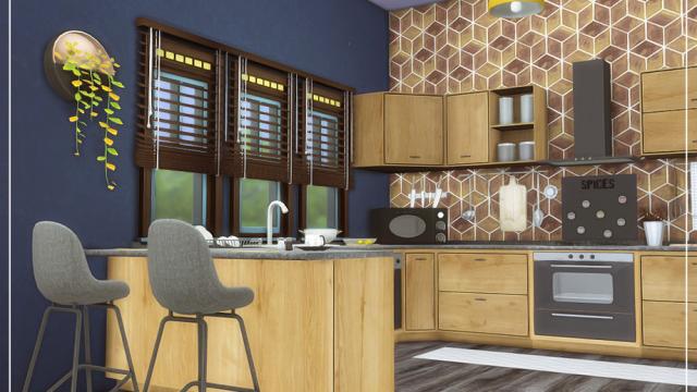 Florence Kitchen для The Sims 4