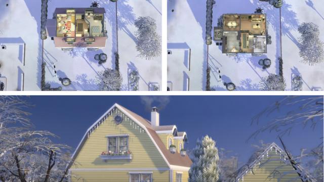 Swedish Winterfest Home для The Sims 4