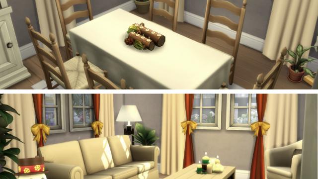 Swedish Winterfest Home для The Sims 4