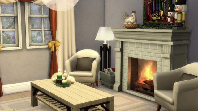 Swedish Winterfest Home для The Sims 4