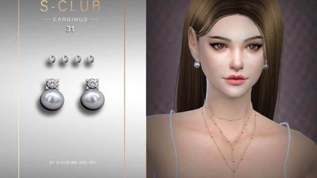 S-Club ts4 WM EARRINGS 202031