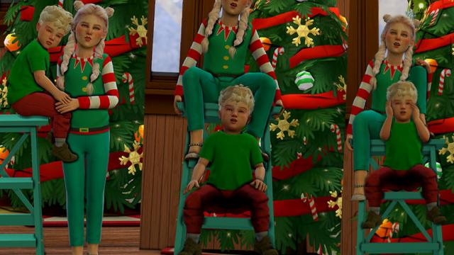 Couquetts Simblings для The Sims 4