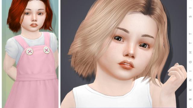 Aurora Hairstyle V.2 [Toddler] for The Sims 4