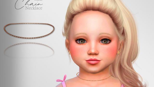 [Suzue] Chain Toddler Necklace