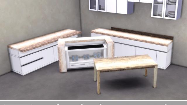 modern kitchen recolor