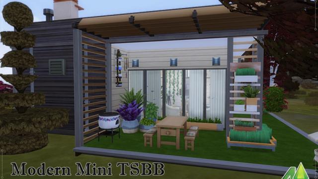 Modern Mini TSBB для The Sims 4