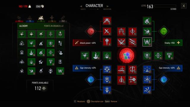 Дополнительные слоты навыков и мутаций / Extra Skill Slots and Mutations для The Witcher 3