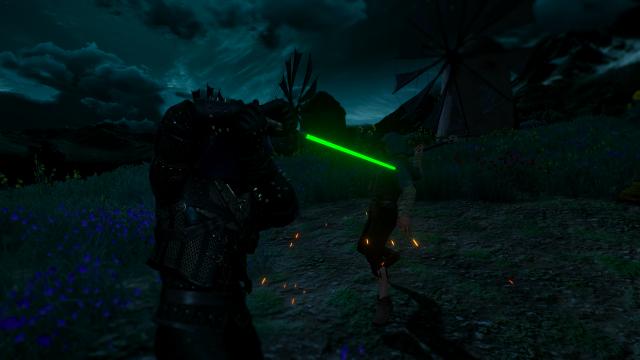Световые мечи Геральта / Star Wars Lightsaber для The Witcher 3