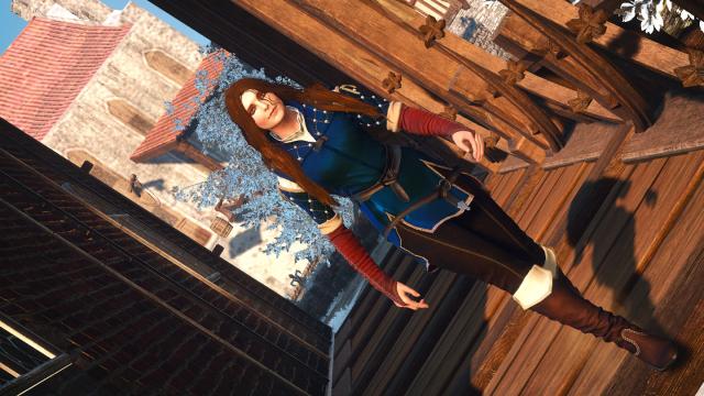 Новая одежда Трисс / Lore-friendly casual outfit for Triss для The Witcher 3