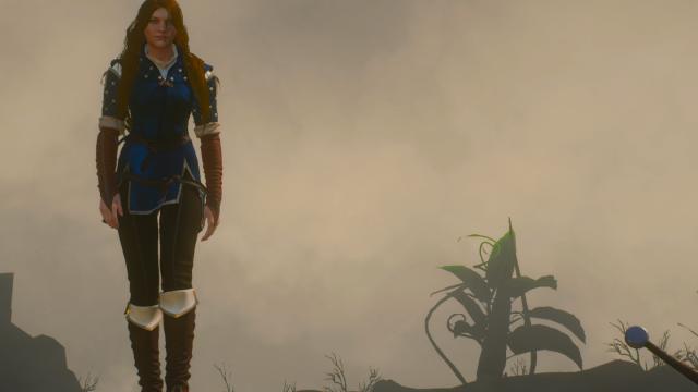 Новая одежда Трисс / Lore-friendly casual outfit for Triss для The Witcher 3