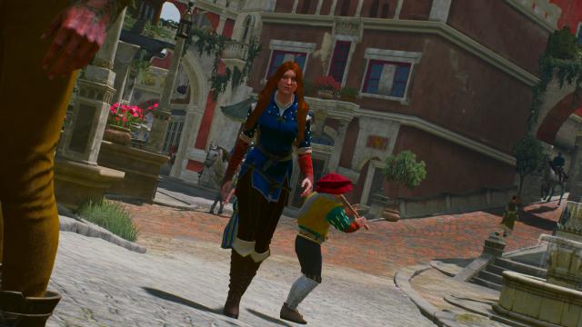 Lore-friendly casual outfit for Triss for The Witcher 3