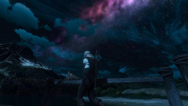 Звезды на ночном небе / Stars on Night Sky для The Witcher 3