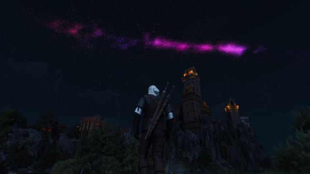 Stars on Night Sky for The Witcher 3