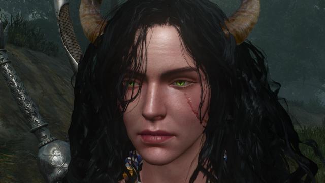 Ciri With Witcher Eyes