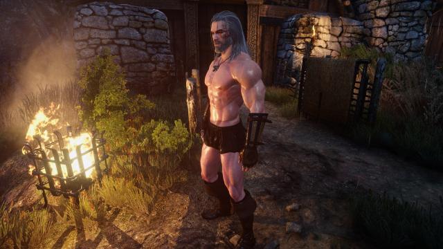 Geralt on steroids for The Witcher 3