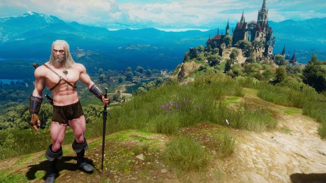 Geralt on steroids for The Witcher 3