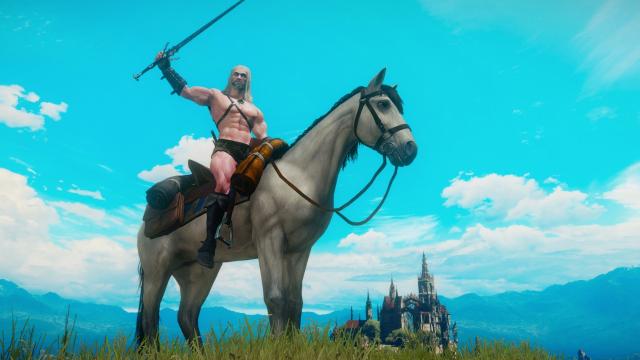 Geralt on steroids for The Witcher 3