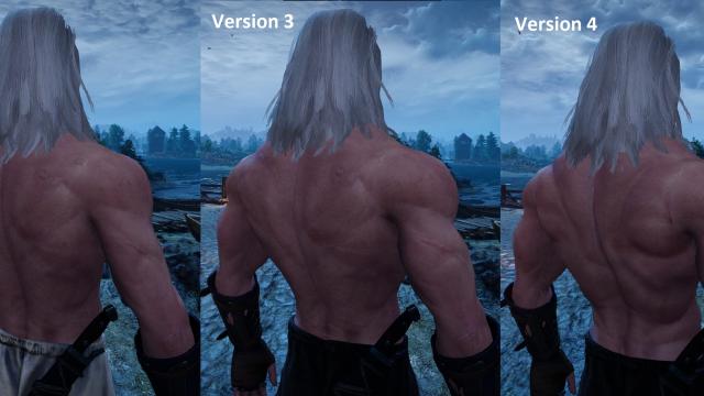 Geralt on steroids for The Witcher 3