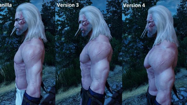 Geralt on steroids for The Witcher 3