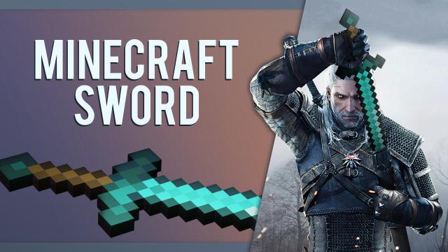 A Minecraft Sword - Меч из майнкрафта для The Witcher 3