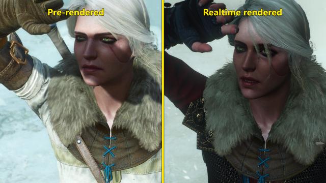 Immersive Real-time Cutscenes для The Witcher 3