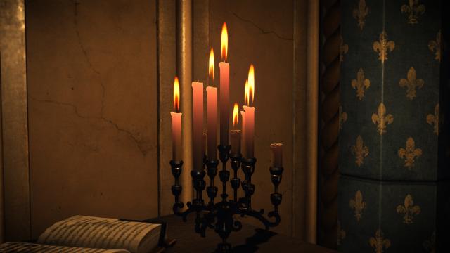 Красивые свечи / Next Gen Candles для The Witcher 3