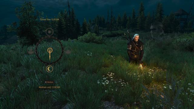 Meditation UI Change for The Witcher 3