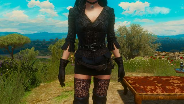 Новое одеяние Йеннифэр / Outfit for Yennefer для The Witcher 3