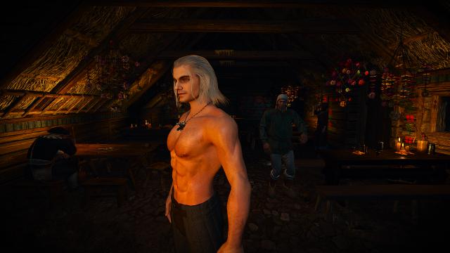 Генри Кавилл / Henry Cavill White Wolf для The Witcher 3