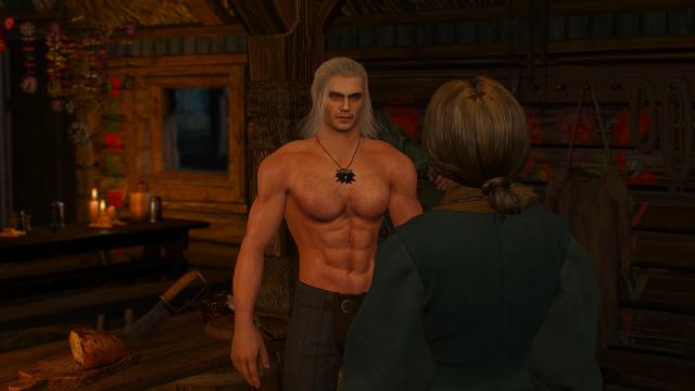 Генри Кавилл / Henry Cavill White Wolf для The Witcher 3