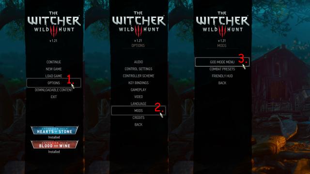 God Mode - Play How You Want To for The Witcher 3