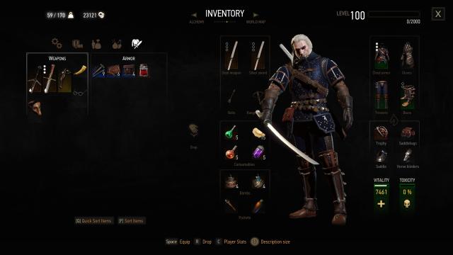 The Walking Dead Michonne's Katana for The Witcher 3