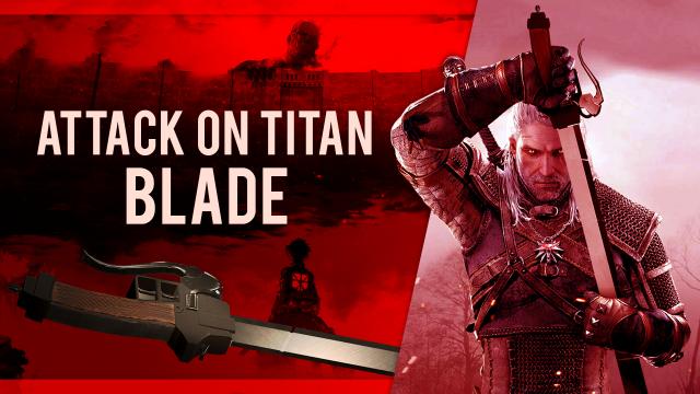 Attack on Titan Blade для The Witcher 3