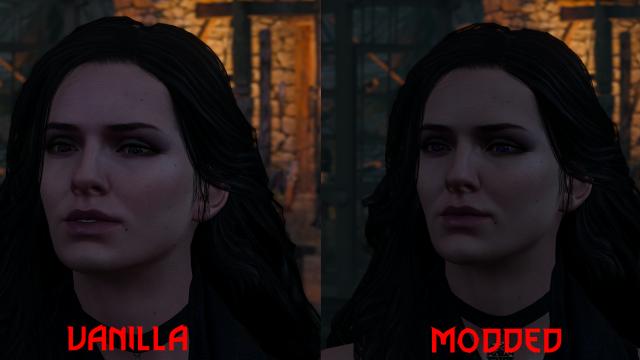 Lore Friendly Eyes for The Witcher 3